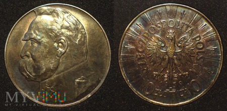 10 złotych 1939 - piekna patyna