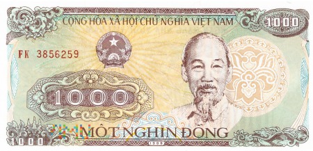 Duże zdjęcie Wietnam - 1 000 dongów (1988)