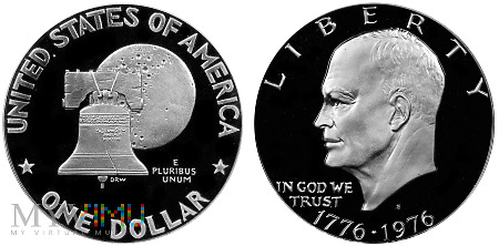 Duże zdjęcie 1 dollar, 1776-1976 (S), moneta okolicznościowa