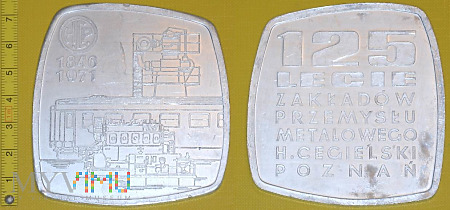 Medal kolejowy - firmowy HCP Poznań
