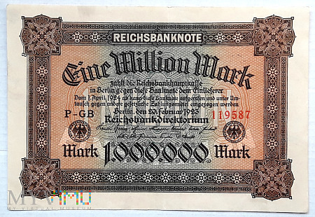 Niemcy 1 000 000 marek 1923