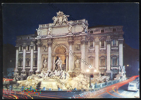 Roma - Fontana di Trevi - lata 60-te XX w.
