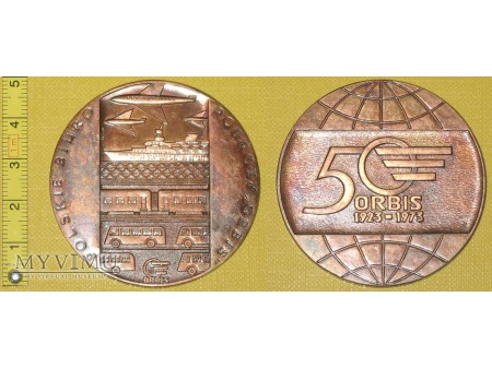 Medal kolejowy - przewozowy Orbisu