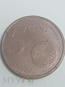 5 Eurocentów 2014 r. Holandia