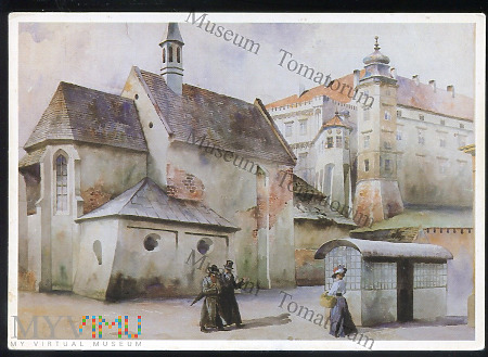 Tondos - Wawel od północy- widok z pocz. XX w.