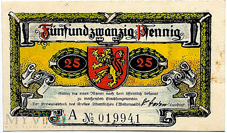 Altenkirchen 25pf 1921