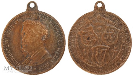 Edward, medal z okazji wizyty 1923