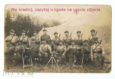 Fotografia żołnierzy 56 Pułku Piechoty Wlkp.