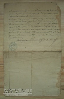 pismo carskie, rok 1884