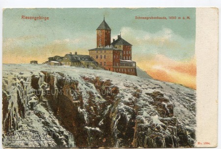 Karkonosze Śnieżne Kotły Schneegrubenbaude 1905