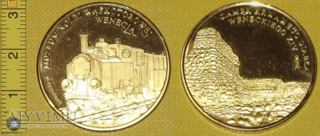 Medal kolejowy - usługowy Muzeum Kolei Wąskotorow.