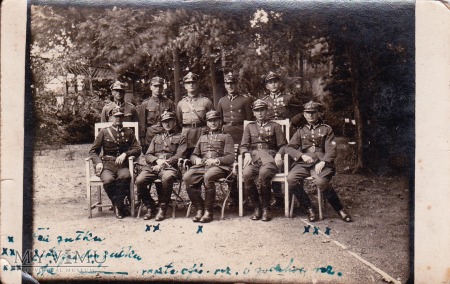 Fotografia oficerów 56 Pułku Piechoty Wielkopolski
