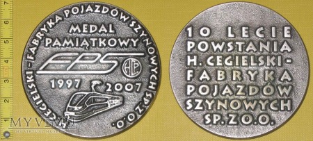 Medal kolejowy - firmowy HCP FPS Poznań