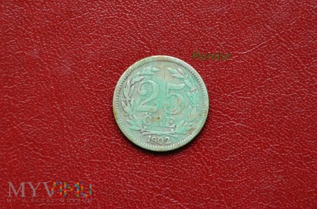 Moneta: 25 öre (1902-1907)