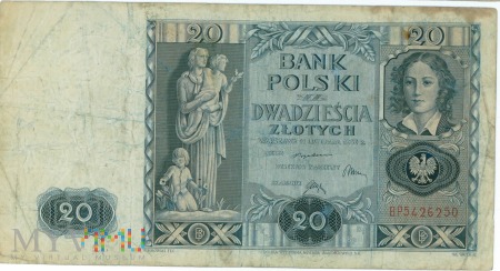 20 złotych-1936