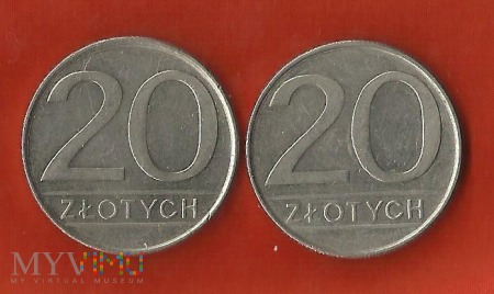 Polska 20 złotych, 1984/1985