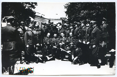Duże zdjęcie Zdjęcie grupowe "militarne" - Bereza Kartuska 1938