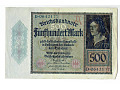 Niemcy - 500 mark 1922r.