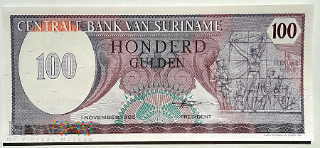 Surinam 100 gulden 1982