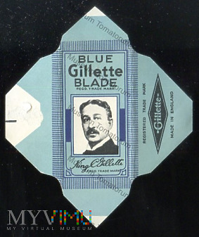 Blue Gillette Blade