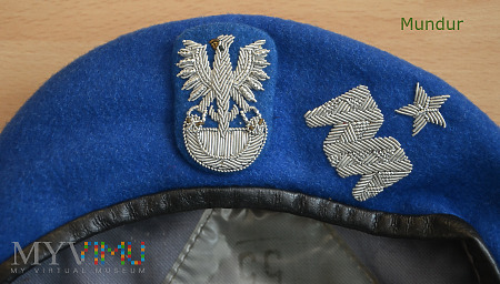 Beret niebieski generała brygady 1979