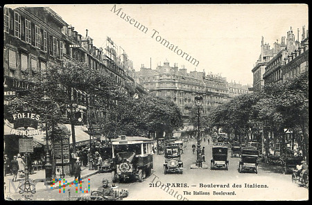 Paryż - Boulevard des Italiens - I ćw. XX w.