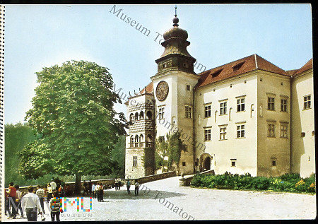 Pieskowa Skała od wschodu (zamek) - 1972 rok.