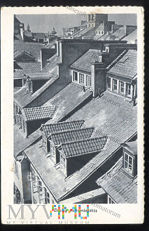 W-wa - Stare Miasto - Dachy staromiejskie -1950-te