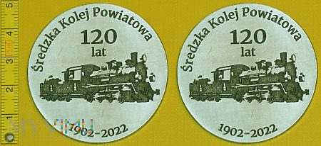 Medal kolejowy - usługowy Średzkiej Kolei Powiat.