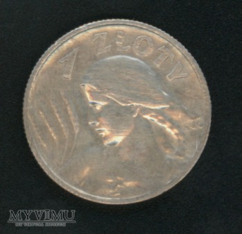 1 złoty 1925 (z kropką)