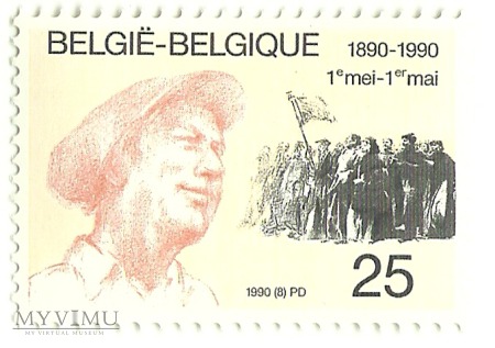 Święto 1 Maja - Belgia - 1990 r.