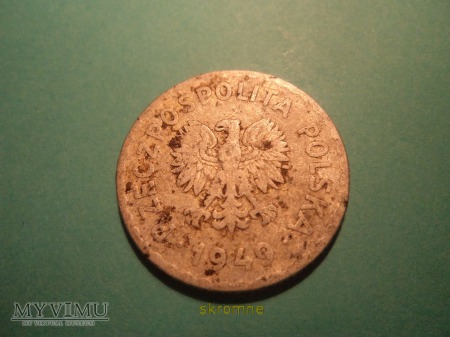 1 złoty z 1949 r.