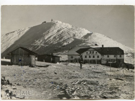 Duże zdjęcie Karkonosze Śnieżka Schneekoppe 1962