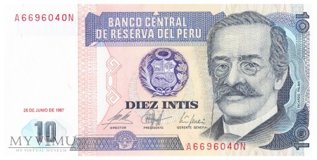 Peru - 10 intis (1987)