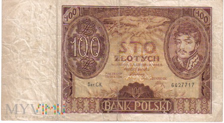 Duże zdjęcie 100 złotych 1934r