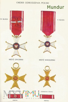 Order Odrodzenia Polski - Polonia Restituta V kl.