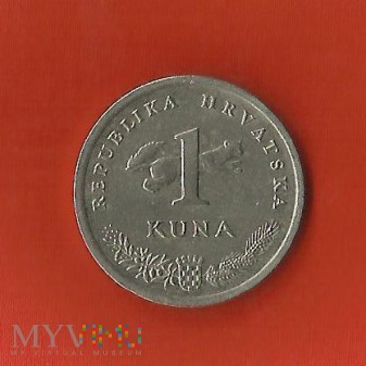 Duże zdjęcie Chorwacja 1 kuna, 1993