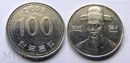 Korea, 100 Won 2009