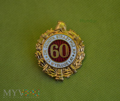 Duże zdjęcie Odznaka "Za wysługę lat 60" ZOSP RP