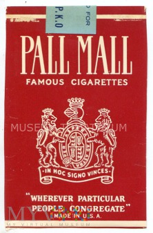 PALL MALL for P.K.O.