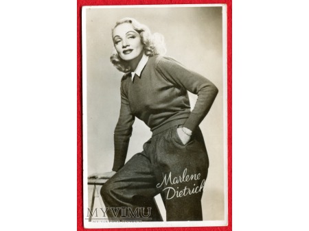 Marlene Dietrich Marlena lata 40-te Fotografia