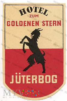 Duże zdjęcie Niemcy NRD - Juterbog - Hotel "Goldenen Stern"