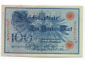 Niemcy, Imperium - 100 marek, 1908r. UNC
