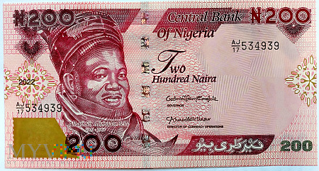 Nigeria 200 naira 2022
