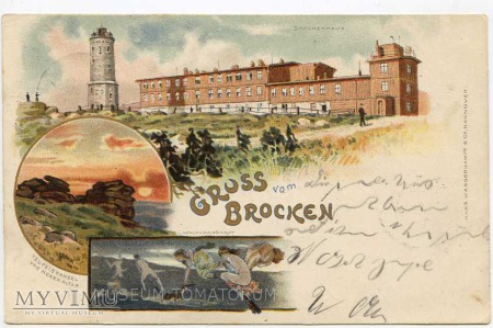 Gruss vom Brocken - 1898