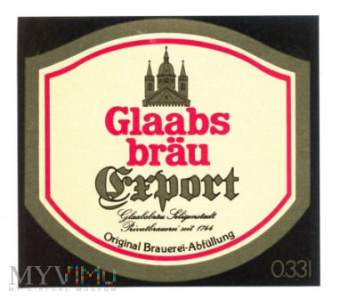 Duże zdjęcie Glaabsbräu Export