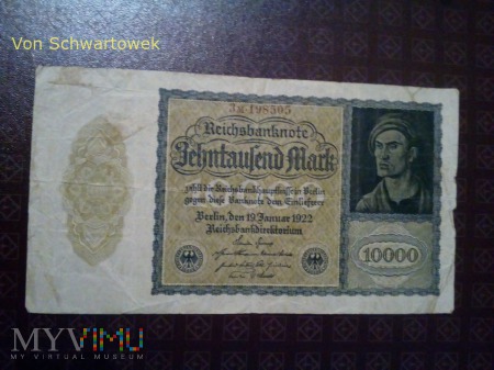 10 000 Marek 1922