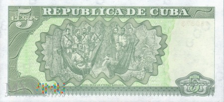 KUBA 5 PESOS 2001