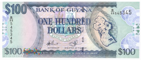 Gujana - 100 dolarów (2012)