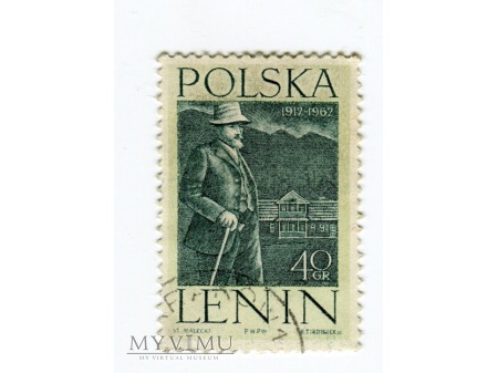 1962 2 odsłony Lenin 'a Włodzimierz na spacerku